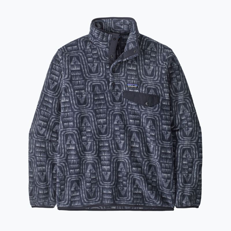Patagonia Herren-Trekking-Sweatshirt LW Synch Snap-T P / O flow: versunken blau 3