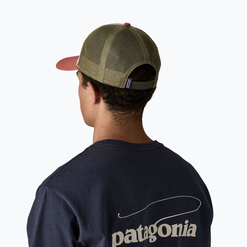 Patagonia P-6 Logo LoPro Trucker Birke weiß Baseballmütze 3