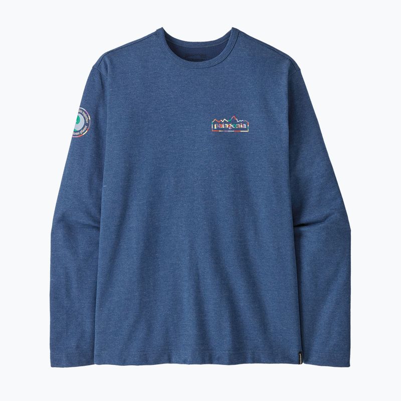 Patagonia Herren Lightweight Unity Fitz Wildrise Crew Sweatshirt clement blau