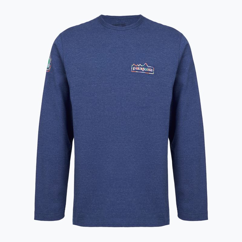 Patagonia Herren Lightweight Unity Fitz Wildrise Crew Sweatshirt clement blau