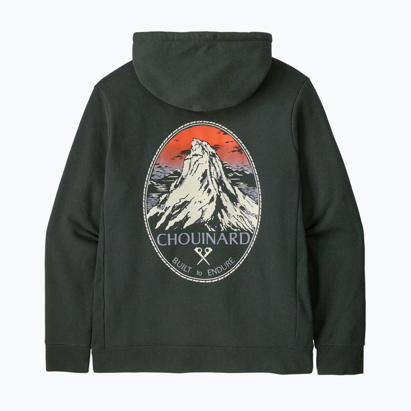 Patagonia Herren Sweatshirt Chouinard Crest Uprisal Hoody altes Wachstum grün 2