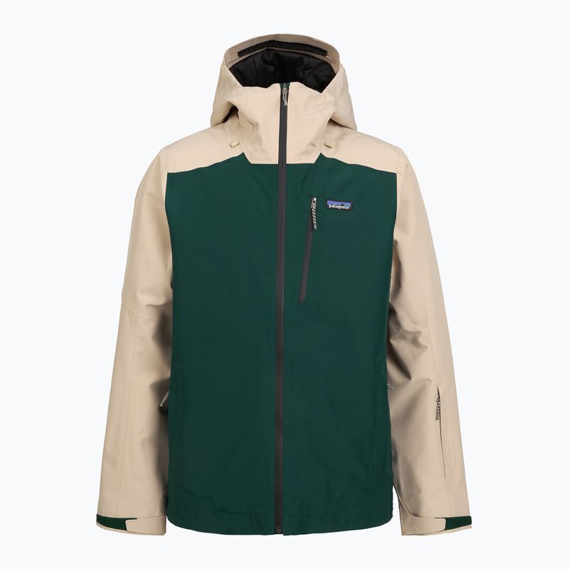 Patagonia Herren Isolierte Powder Town Regenjacke cascade grün 3