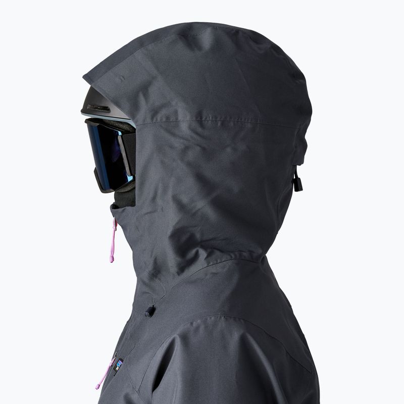 Damen Patagonia isoliert Powder Town Schwelbrand blau w / orange schälen regen Jacke 4