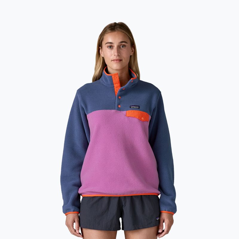 Patagonia Damen-Trekking-Sweatshirt LW Synch Snap-T P / O lebhaft lila