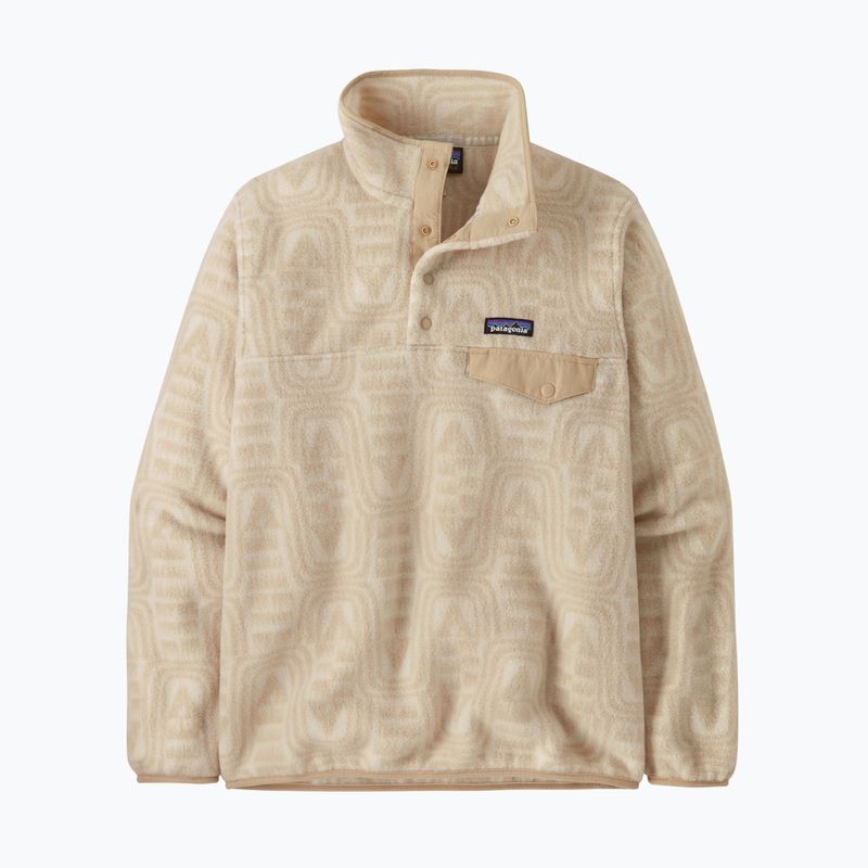 Patagonia Damen-Trekking-Sweatshirt LW Synch Snap-T P / O flow: dyno weiß 4