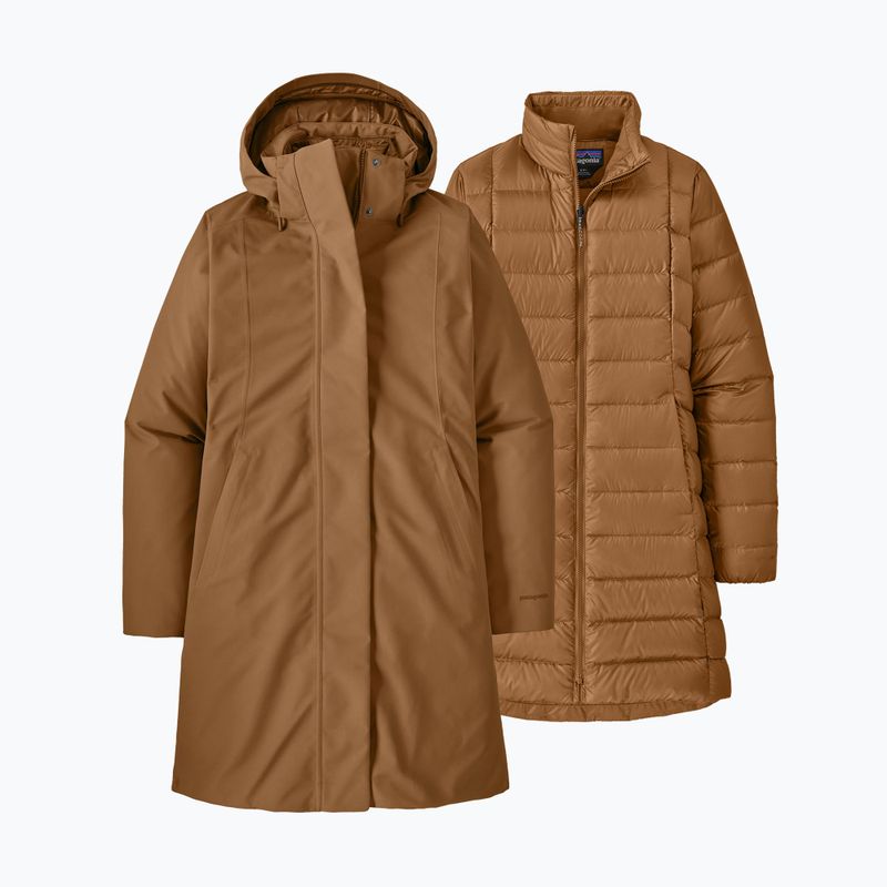 Patagonia Tres 3-in-1 Parka Damen Jacke Hirsch braun