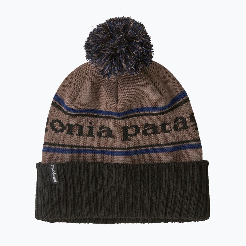 Patagonia Powder Town Park Stripe Wintermütze: marlow braun