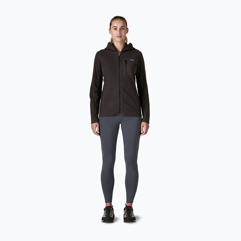Patagonia R1 Air Fleece-Kapuzenpulli für Damen schwarz 2