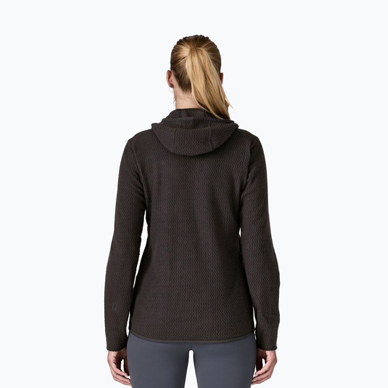 Patagonia R1 Air Fleece-Kapuzenpulli für Damen schwarz 3