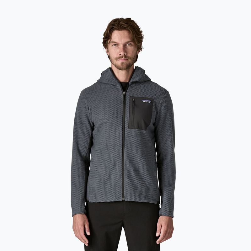 Herren-Trekkingpullover Patagonia R1 Air Full Zip Hoody smolder blue