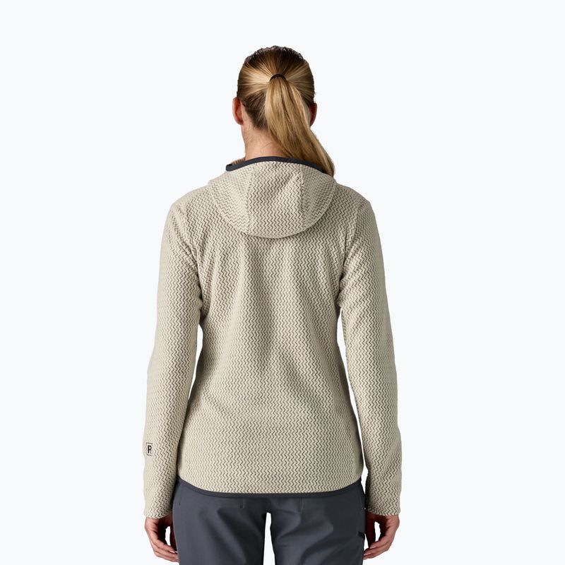 Patagonia R1 Air Full-Zip Fleece-Kapuzenpulli Wolle weiß 2
