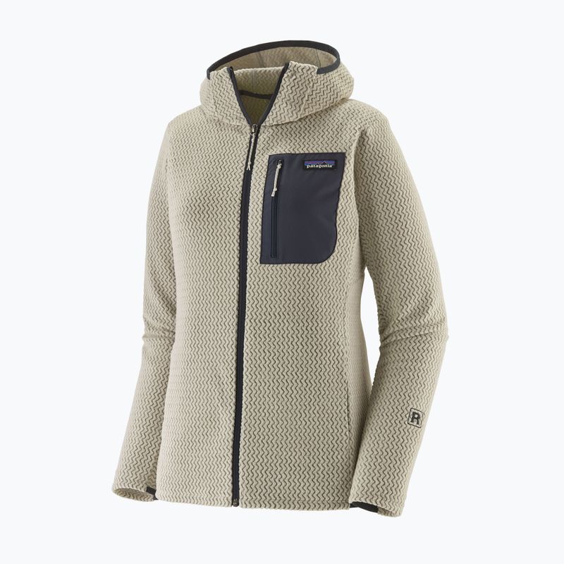 Patagonia R1 Air Full-Zip Fleece-Kapuzenpulli Wolle weiß 5