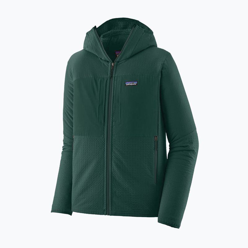 Herren Patagonia R2 TechFace Softshell Jacke Kaskade grün