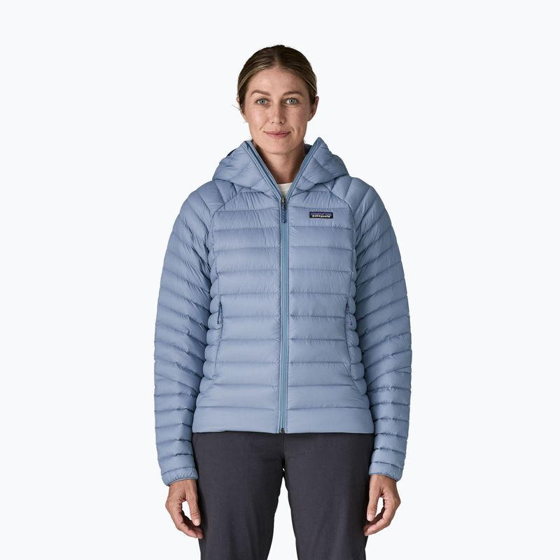 Damen Daunenjacke Patagonia Down Sweater Hoody barnacle blue