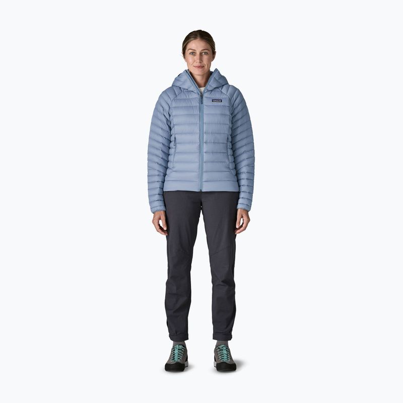 Damen Daunenjacke Patagonia Down Sweater Hoody barnacle blue 2