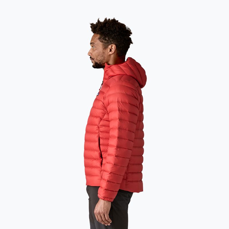 Herren Daunenjacke Patagonia Down Sweater Hoody amanita red 4