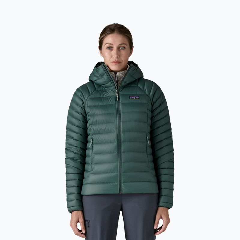 Damen Daunenjacke Patagonia Down Sweater Hoody cascade green