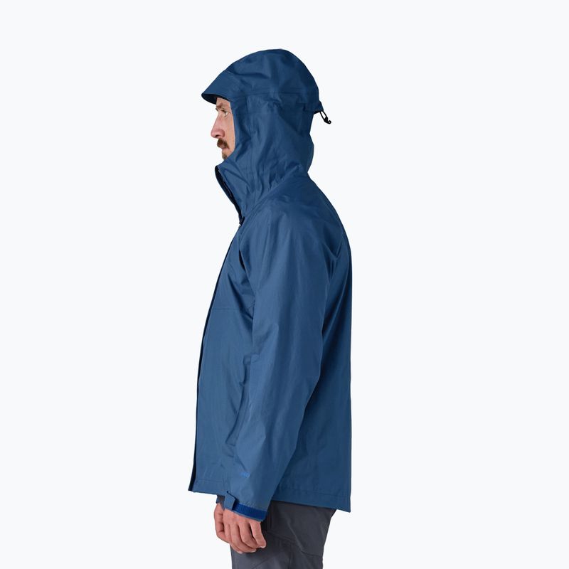 Herren Patagonia Torrentshell 3L Regenjacke clement blau 3