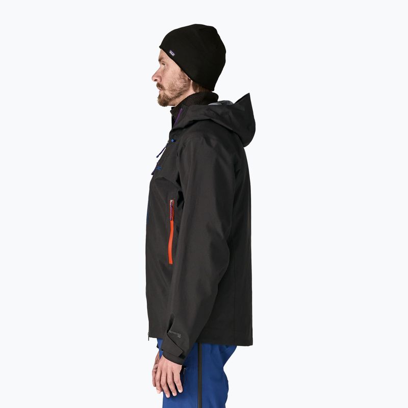 Herren Patagonia Pluma Pro Regenjacke schwarz 3