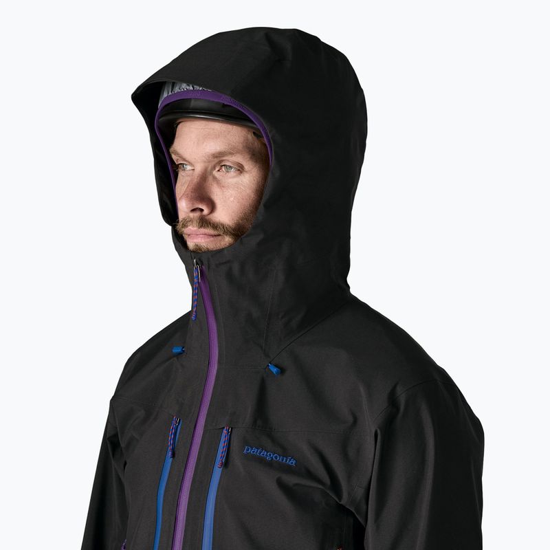 Herren Patagonia Pluma Pro Regenjacke schwarz 5