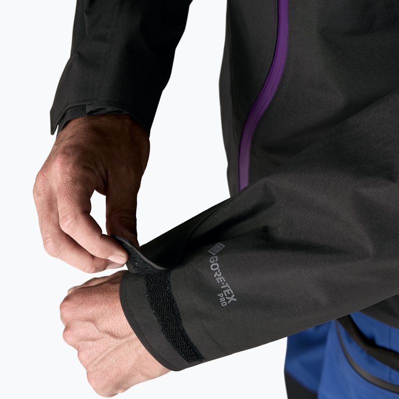 Herren Patagonia Pluma Pro Regenjacke schwarz 9