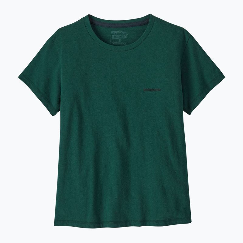Damen Patagonia P-6 Logo Responsibili-Tee kaskadengrün 3