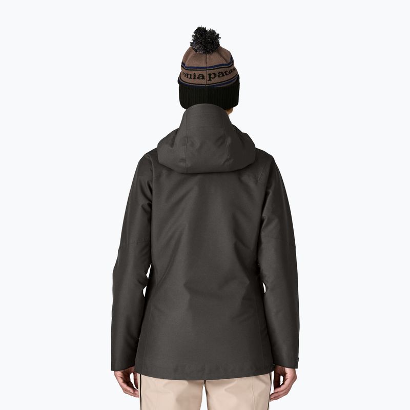 Damen-Skijacke Patagonia Insulated Powder Town black 2