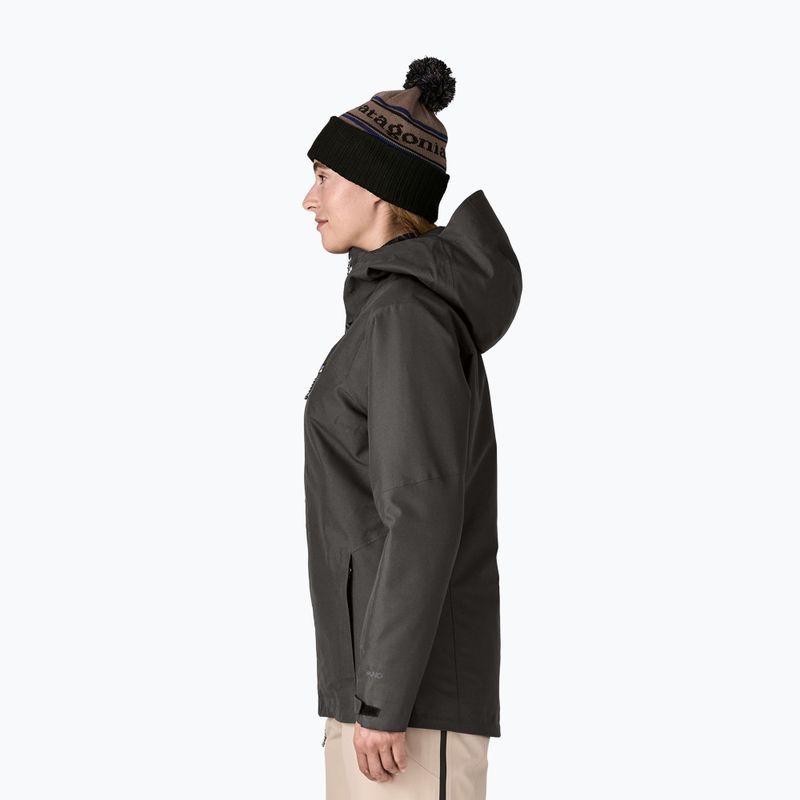 Damen-Skijacke Patagonia Insulated Powder Town black 3