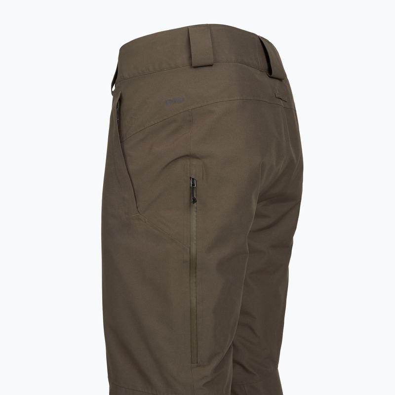 Herren Patagonia Isolierte Powder Town Skihose merlow braun 4