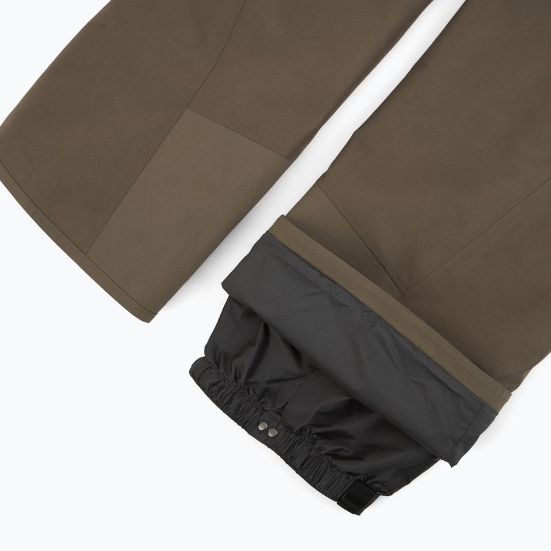 Herren Patagonia Isolierte Powder Town Skihose merlow braun 6