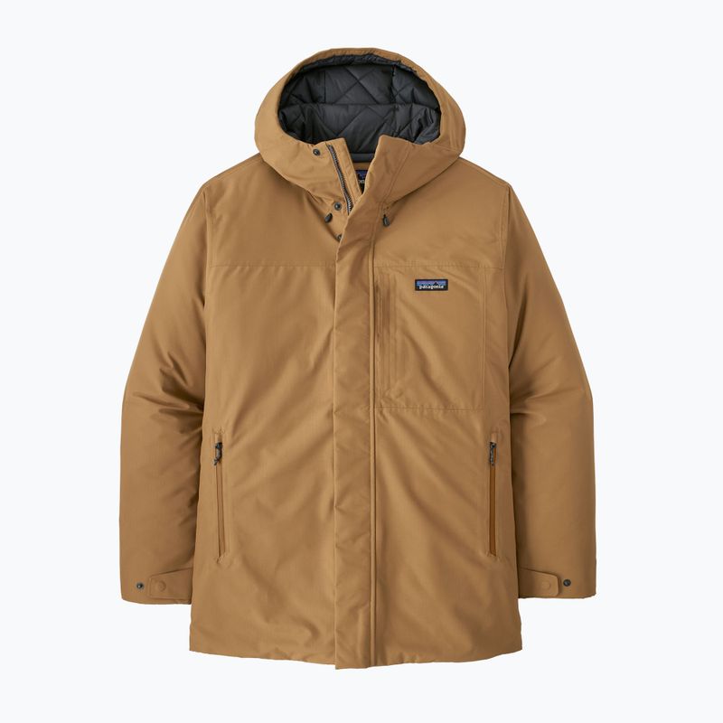 Herren Patagonia Windshadow Parka hirschbraune Daunenjacke