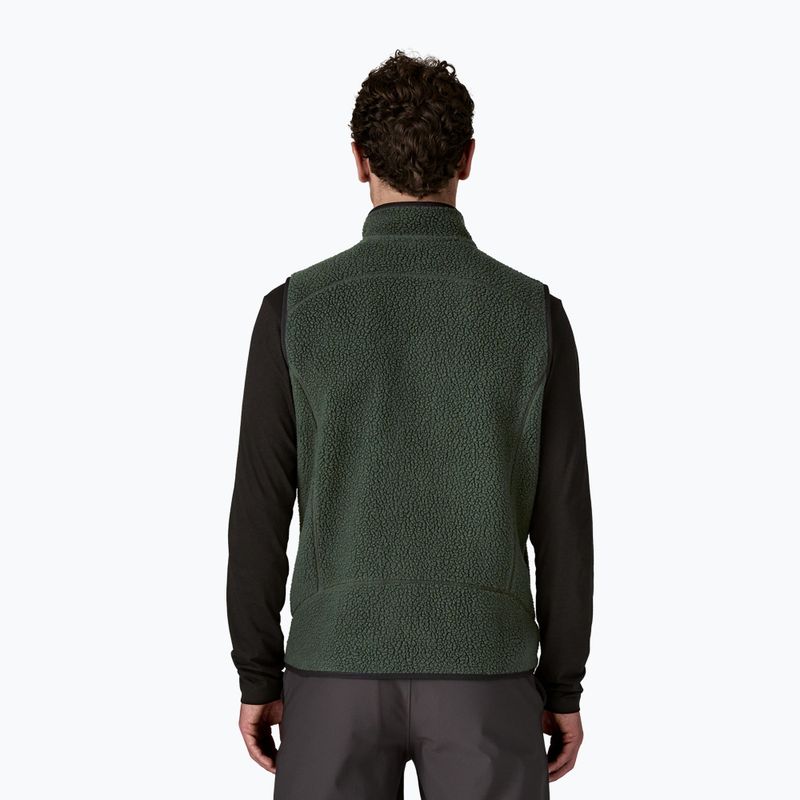 Herrenweste Patagonia Retro Pile Fleece old growth green 2