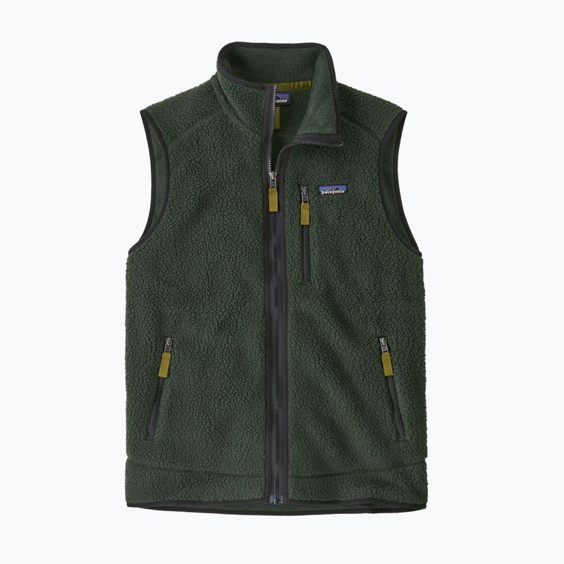 Herrenweste Patagonia Retro Pile Fleece old growth green
