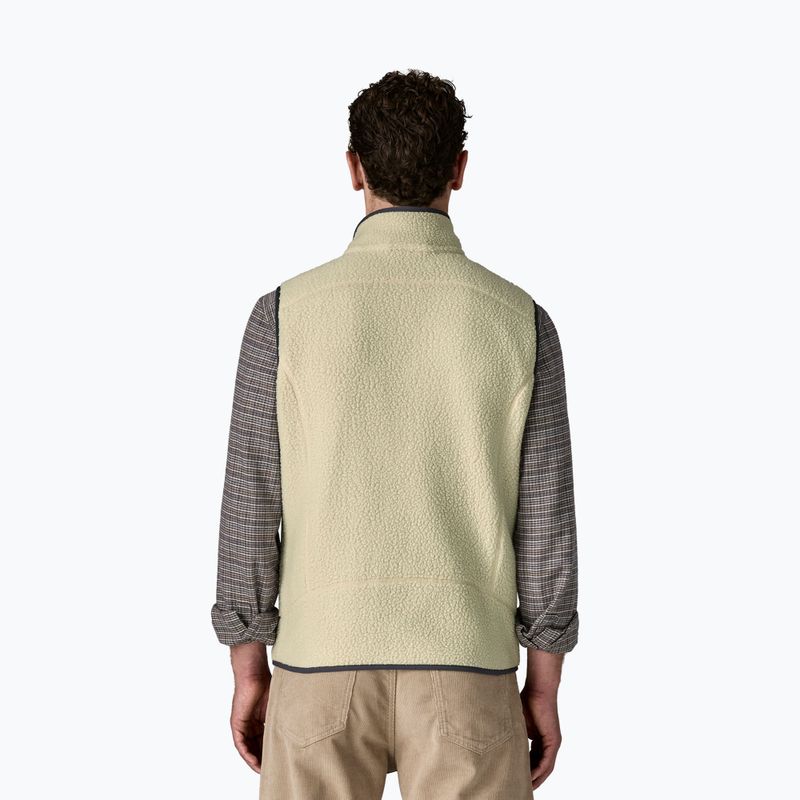 Herren Weste Patagonia Retro Pile Fleece pelican w/smolder blue 2