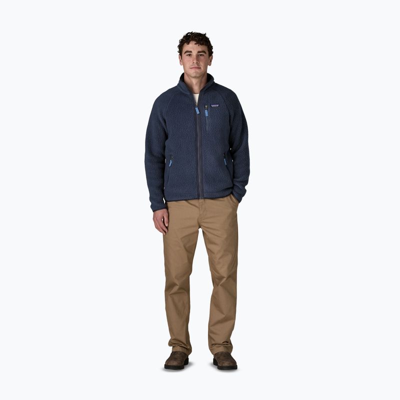 Herren-Trekkingpullover Patagonia Retro Pile new navy mit sunken blue 2