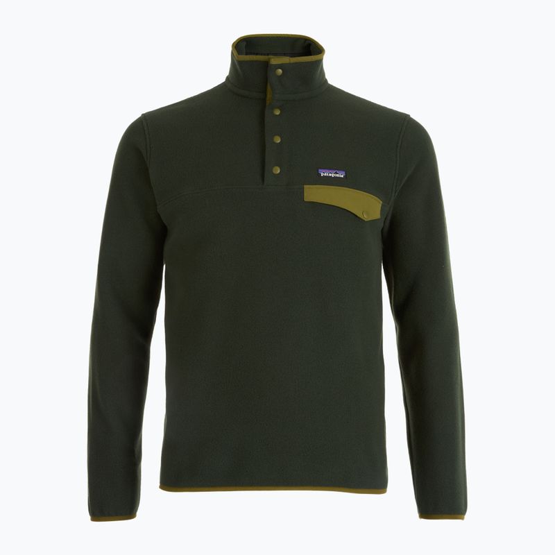 Patagonia Herren-Trekking-Sweatshirt LW Synch Snap-T P / O alten Wachstum grün