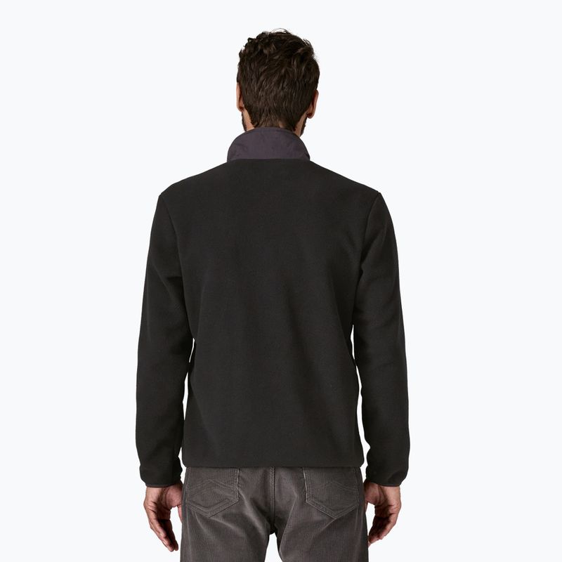 Patagonia Herren Fleece-Sweatshirt Synch schwarz einfarbig 2
