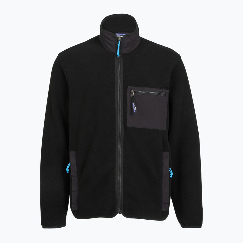 Patagonia Herren Fleece-Sweatshirt Synch schwarz einfarbig 3