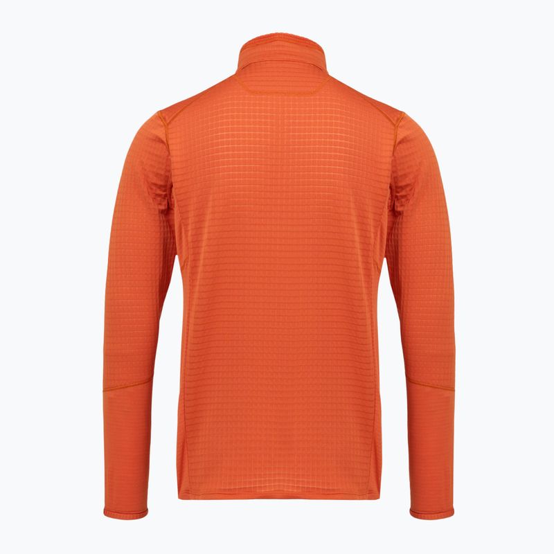 Herren Fleecejacke Patagonia R1 Hybrid coal orange 2
