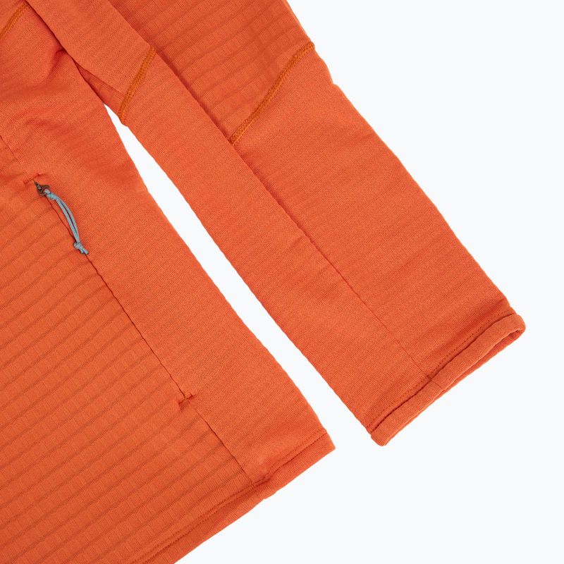 Herren Fleecejacke Patagonia R1 Hybrid coal orange 4
