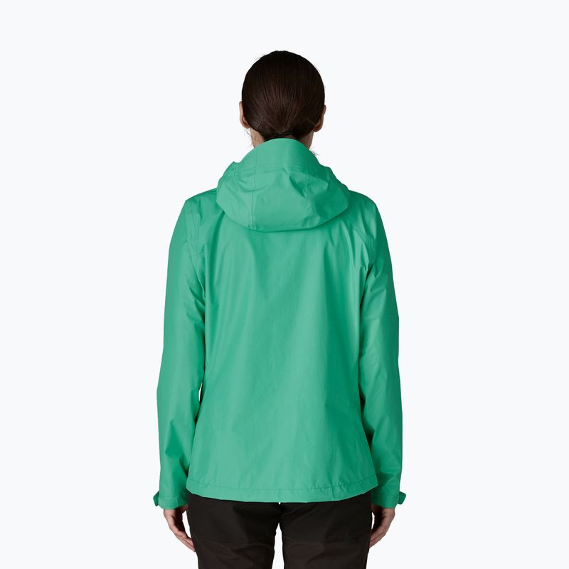 Damen-Regenjacke Patagonia Torrentshell 3L Rain aqua stone 3