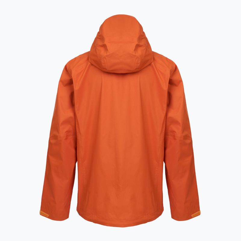 Regenjacke Herren Patagonia Granite Crest Rain coal orange 2