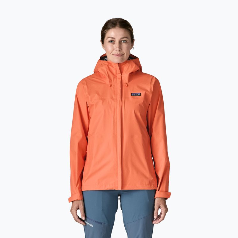 Damen-Regenjacke Patagonia Torrentshell 3L Rain peach sorbet