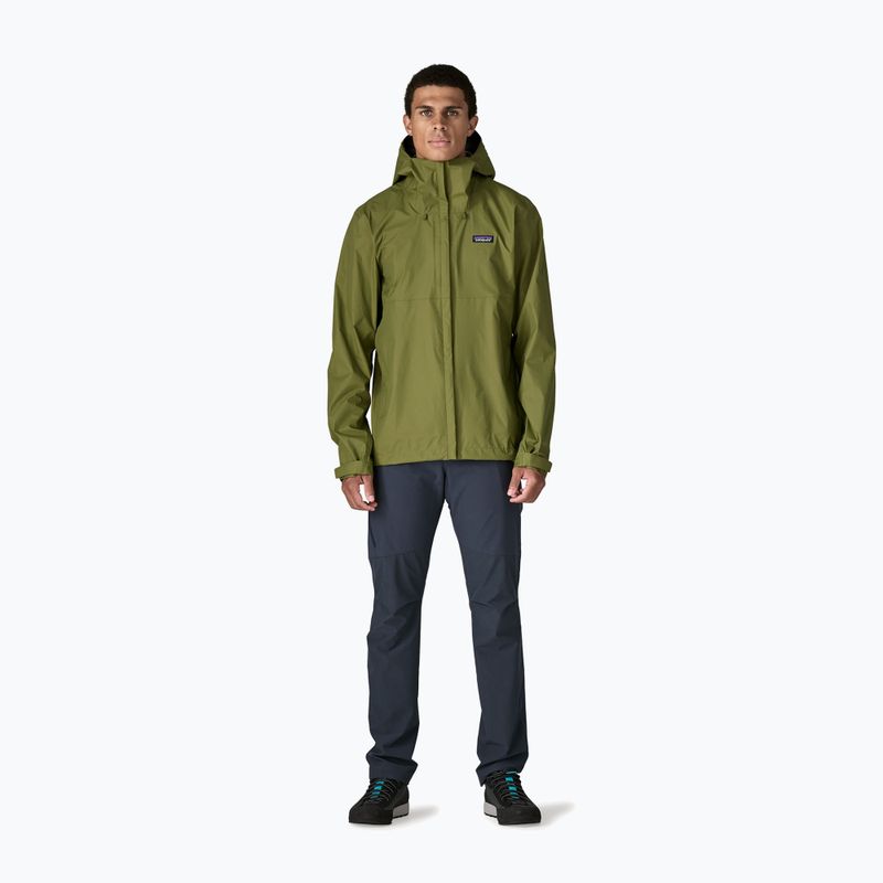 Herren-Regenjacke Patagonia Torrentshell 3L Rain caper green 2