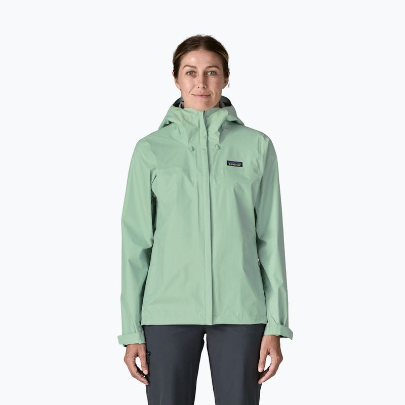 Damen-Regenjacke Patagonia Torrentshell 3L Rain thin ice