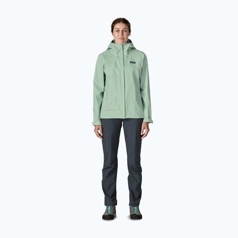 Damen-Regenjacke Patagonia Torrentshell 3L Rain thin ice 3