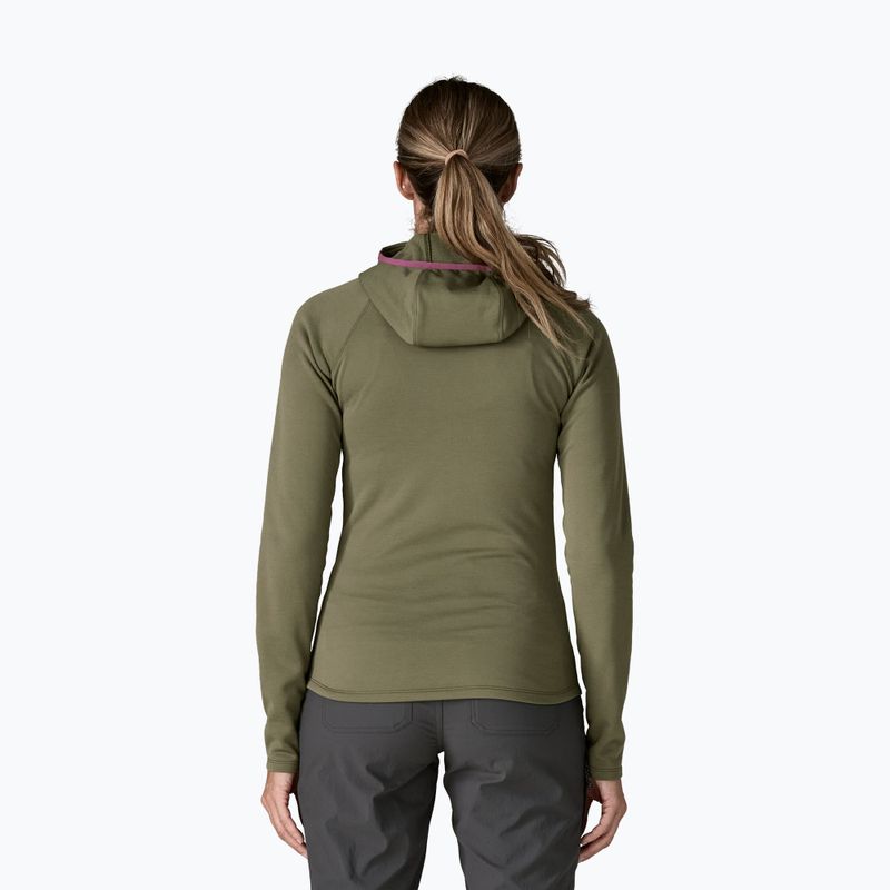 Damen Sweatshirt Patagonia R1 Ultralight Hoody basin green 3