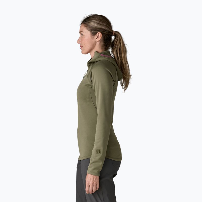 Damen Sweatshirt Patagonia R1 Ultralight Hoody basin green 4