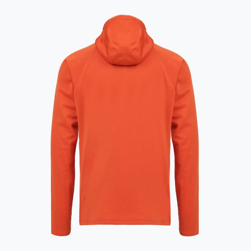 Herren Sweatshirt Patagonia R1 Ultralight Hoody coal orange 11