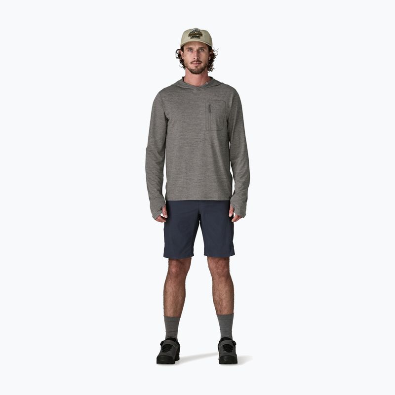 Herren Sweatshirt Patagonia Capilene Cool Sun Hoody forge grey/noble grey x-dye 2